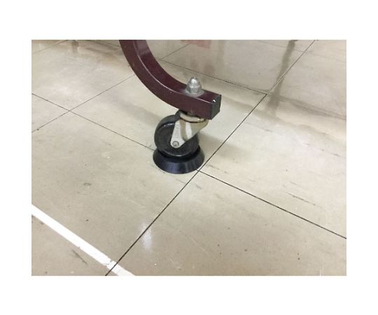 平置きゴム　黒丸　内径65mm　BE-0-652 1個