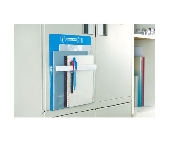 마그넷 포켓 A4용 블루 MGP-A4-B 1장