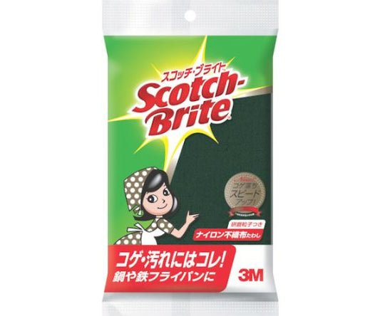 スコッチ・ブライト 不織布たわしS グリーン　A-11S 1個