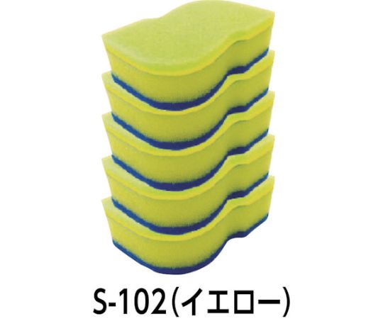 프로 외식 산업용 스폰지 옐로우(5개입) S-102 1봉(5개입)