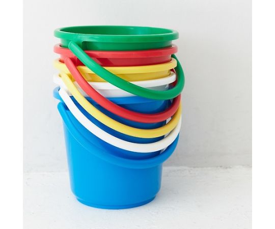 PP Color Bucket 10L White TPPB-10-W 1 piece