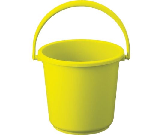 PP Color Bucket 10L Yellow TPPB-10-Y 1pc