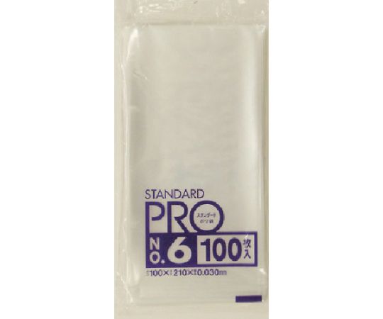 Standard Poly Bag No. 6 (0.03 mm) 1 bag (100 pieces) L06 1 bag (100 pieces)
