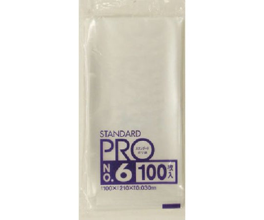 Standard Poly Bag No. 6 (0.03 mm) 1 bag (100 pieces) L06 1 bag (100 pieces)
