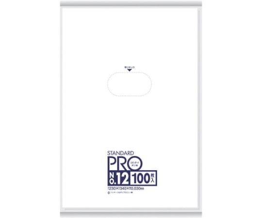 Standard Poly Bag No. 12 (0.03 mm) 1 bag (100 pieces) L-12 1 bag (100 pieces)