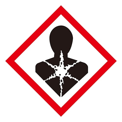 GHS sticker label health hazard GHS-9 (large) 1 set (5 sheets) 037109 1 set (5 sheets)