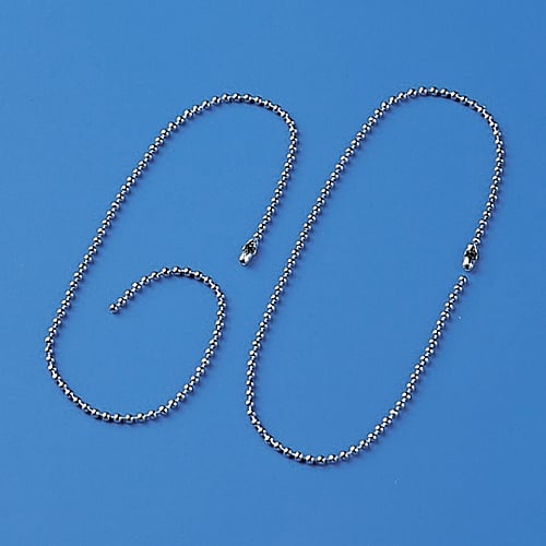 ボールチェーン（玉鎖）　2.3mmφ×150mm　10本入り　170011 1組(10本入)