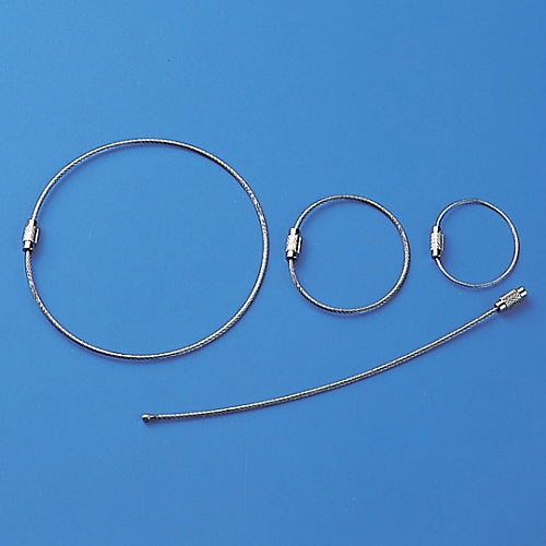 ワイヤリング（キーワイヤ）　1.0Φ×120mm　10本組　ステンレス製　137270 1組(10個入)