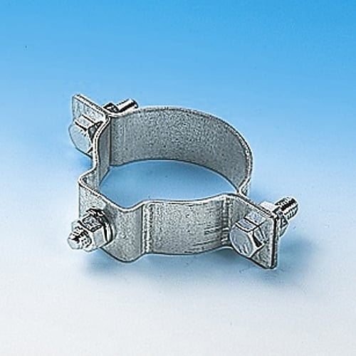 폴용 표지 설치 금구(편면 표시용) 적합 지름：60.5mmΦ 스틸제 137601 1개