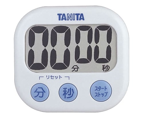 デジタルタイマー でか見えタイマー ホワイト　TD-384 1個