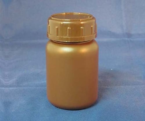 PE wide-mouth bottle (brown) 100ml M1-004-04 1 piece