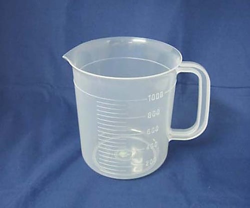 PP beaker with handle 1000mL (Ralic) M4-450-02 1 piece