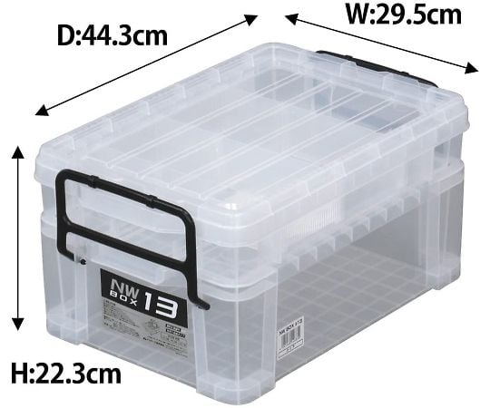 NWボックス #13 クリア　443202 1個