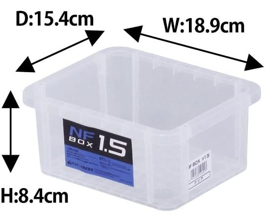 NFボックス #1.5 クリア　444002 1個