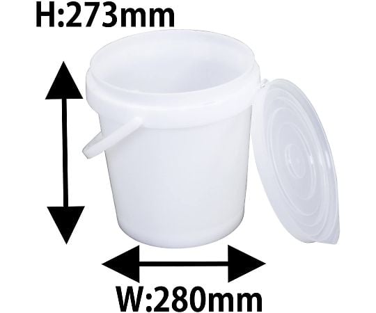 ふた付バケツ #10　621202 1個