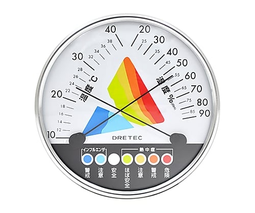 Heatstroke/Influenza Warning Thermo-hygrometer O-311WT 1 piece