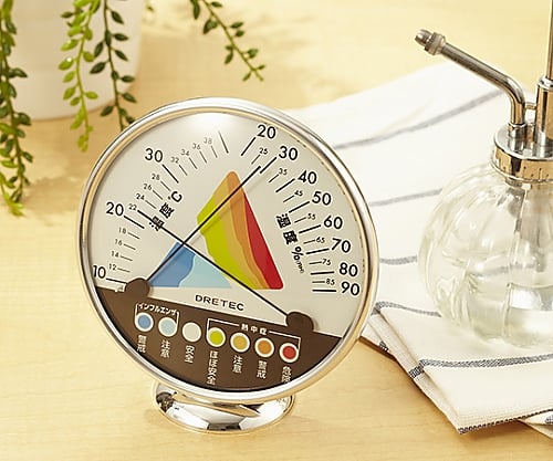 Heatstroke/Influenza Warning Thermo-hygrometer O-311WT 1 piece