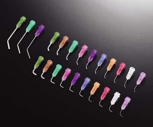 Curved needle, inner diameter 0.25mm, 50 pieces, CPN-25G-A45, 1 pack (50 pieces)