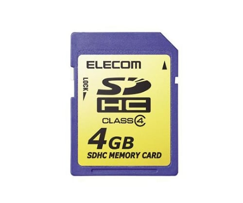 SDカード 4GB SDHC対応　MF-FSDH04G 1パック