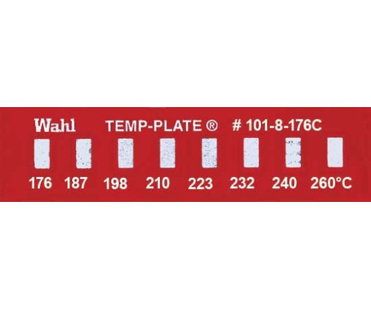 Temp Plate 38mm x 10mm 8-point display 10 pieces 101-8-176 1 case (10 pieces)