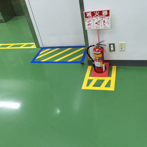 ニトムズ　セパレス耐久ラインテープ１０００　１００ｍｍｘ５０ｍ　黄　RR0263　1 巻