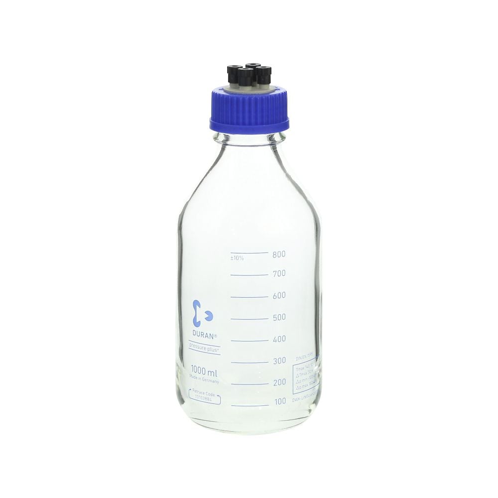HPLC screw cap bottle with 4 port cap 1L 1 box (2 pieces) 017270-1000A 1 box (2 pieces)