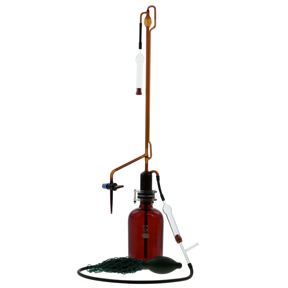 자동 뷰렛 슈퍼 그레이드 다갈색 유리 수탉 포함 10mL 022230-10 1 식