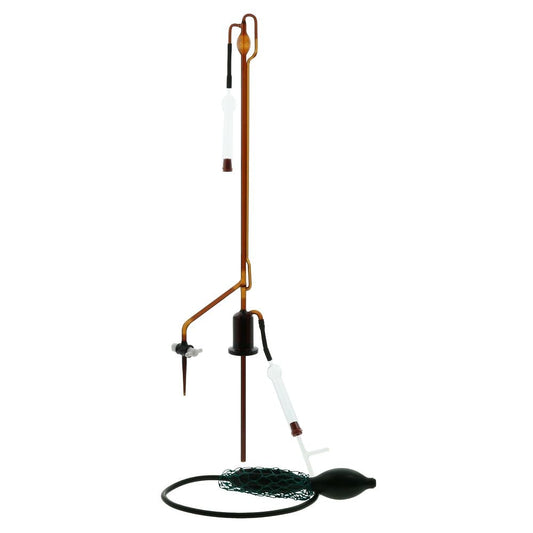 Automatic burette, super grade, brown, with PTFE cock, body only, 10mL, 022530-101, 1 piece