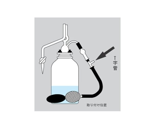 ２連球ゴムスプレー　自動ビュレット用　022770-3 1個