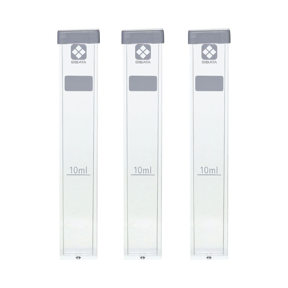 角形試験管 シリコンキャップ付 1箱（3本入）　080540-0210A 1箱(3本入)