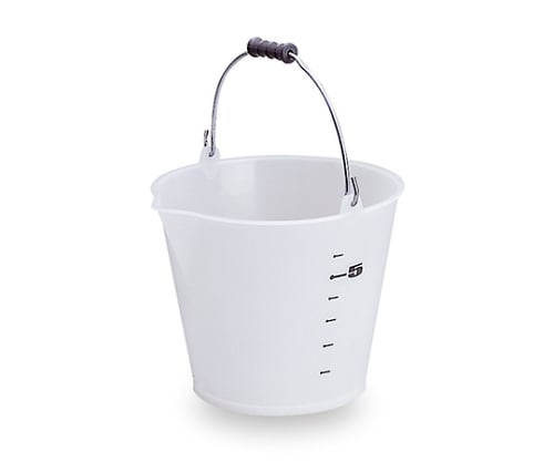 じょうぶバケツ 半透明 ナチュラル 8L　CE-448-008-0 1個