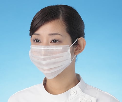 Soft mask (non-woven 2-ply ear-hook type) 1 case (50 pieces x 60 boxes) FG-195Ω 1 case (50 pieces x 60 boxes)
