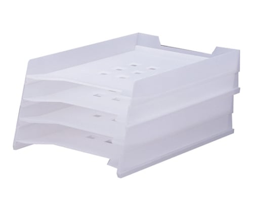 Multi-letter tray 1 milky white A-7300 A7300-1 1 set