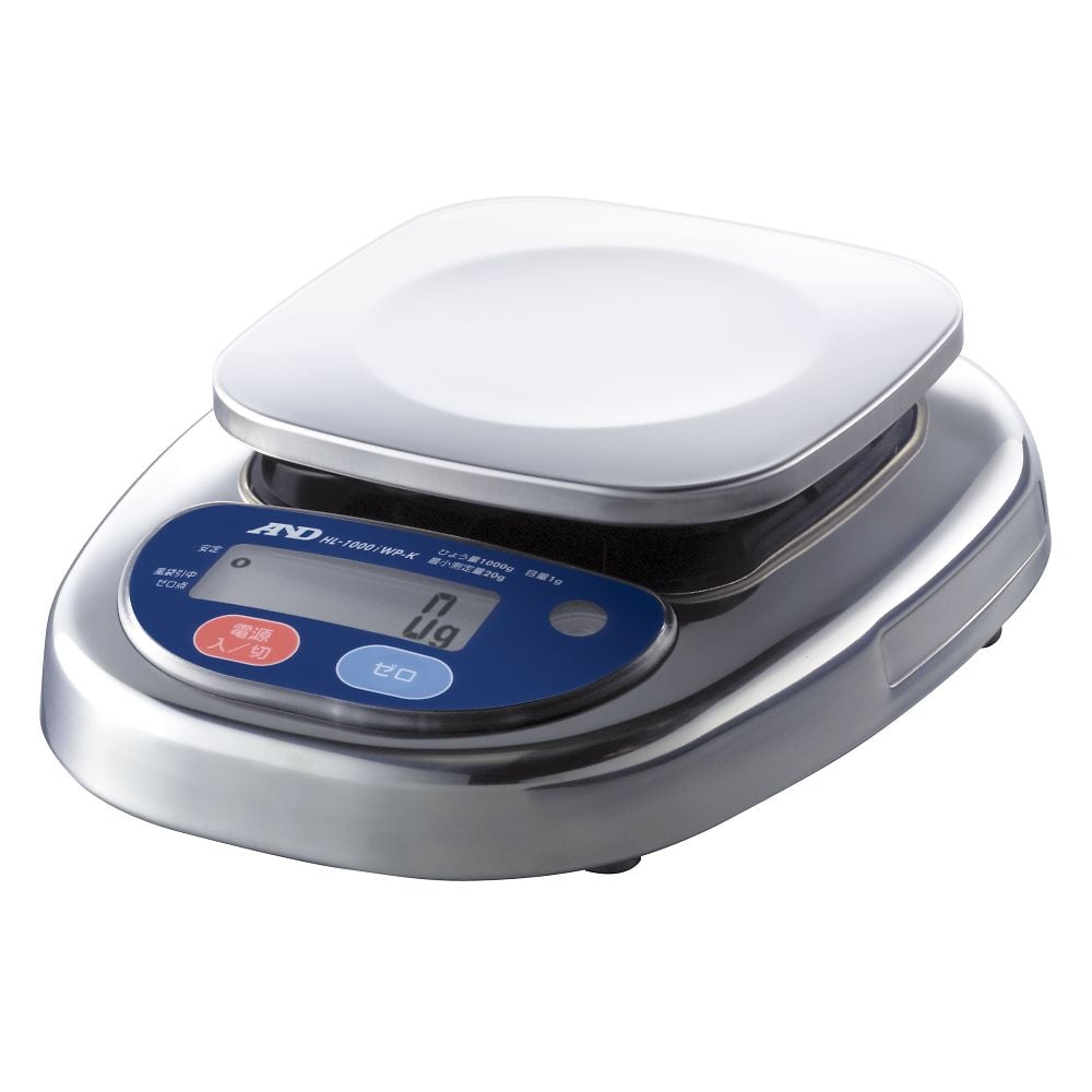 Certified scale Dustproof and waterproof compact scale HL-iWP-K series Capacity: 1000g Minimum display: 1g HL1000iWP-K-A3 1 piece
