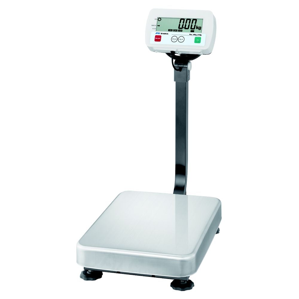 프레임 철제 방진·방수대 저울 SE 시리즈 중량:60kg 최소 표시:10g SE60KAL-KO 1개