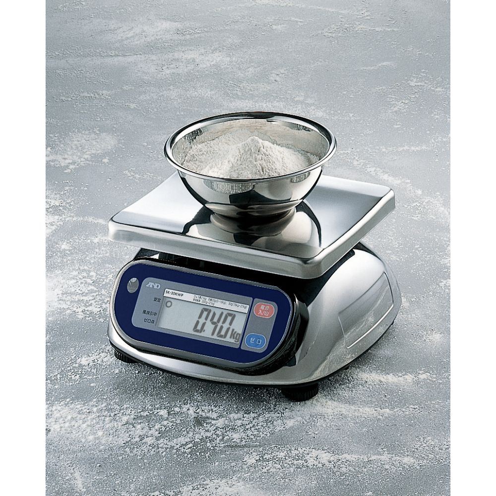 Certified scale Dustproof and waterproof scale SK-iWP series Capacity: 10kg Minimum display: 0.01kg SK-10KiWP 1 unit
