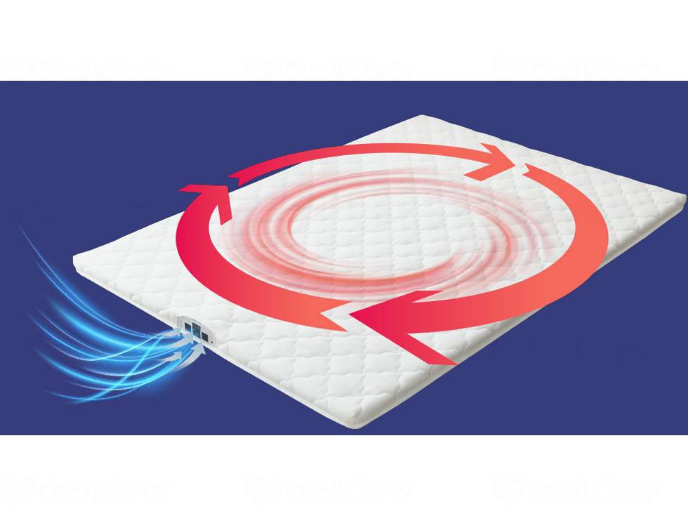 Runen Co., Ltd. Multifunctional Mattress Tecoria White Semi-double