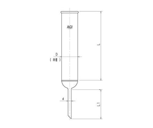 Chromatography column (with filter) 3802-30/300 1 pc