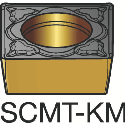 サンドビック　コロターン１０７　旋削用ポジチップ（１２０）　Ｈ１３Ａ　SCMT 12 04 08-KM　10 個
