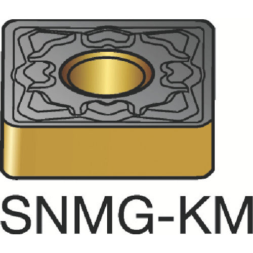 サンドビック　Ｔ−Ｍａｘ　Ｐ　旋削用ネガチップ（１１０）　３２１０　SNMG 12 04 08-KM　10 個