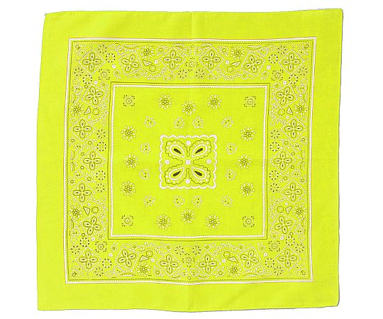 Bandana fluorescent yellow 1758 1 piece