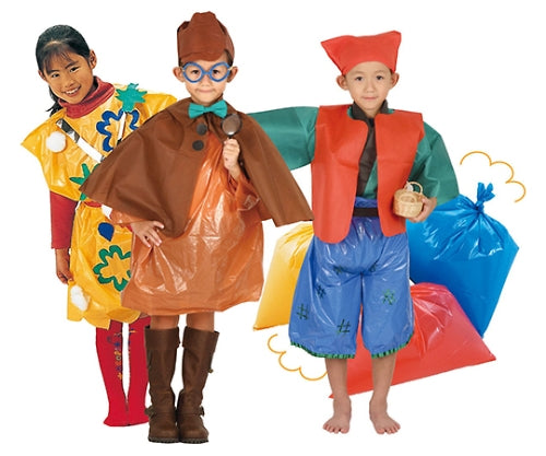 복숭아 컬러 비닐 봉투 (10 매 세트) 45531 1 상자 (10 매 입)