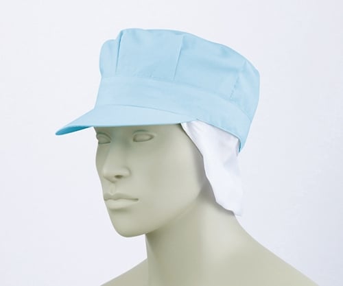 천 메쉬 팔각 모자 타레 첨부 블루 에코 9-1066 무료 1 장