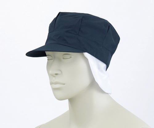Top mesh octagonal hat with flap Navy Eco 9-1069 Free size 1 piece