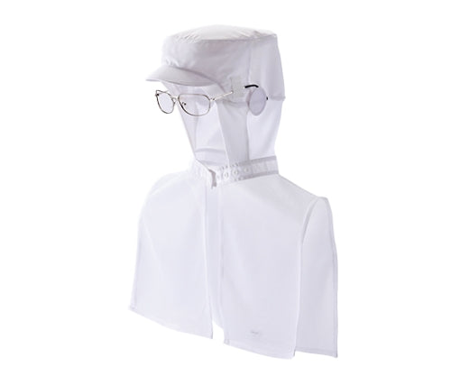 Hooded hat white 9-1081 L 1 piece