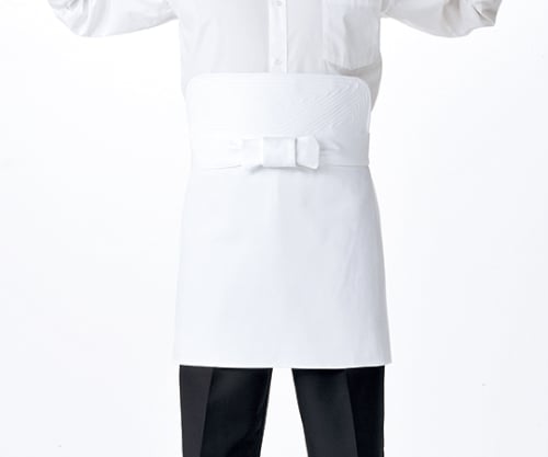 Sashiko Apron White 9-651 Free Size 1 Piece