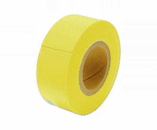 Marking tape 30mm x 50m fluorescent yellow 73799 1 piece