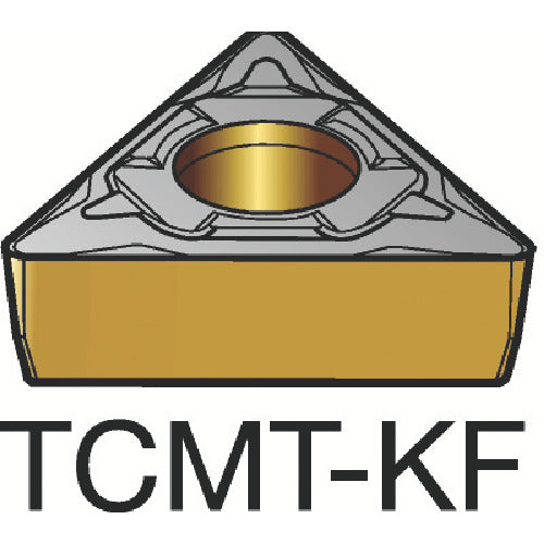 サンドビック　コロターン１０７　旋削用ポジチップ（１２０）　Ｈ１３Ａ　TCMT 11 03 04-KF　10 個