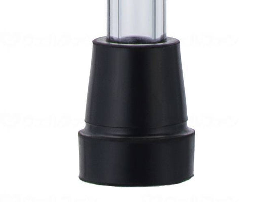 France Bed Light Cane Tip Rubber Black 19mm