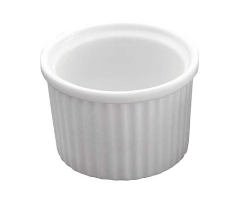 Heat-resistant ceramic souffle IM φ76×H51 6100340 1 piece